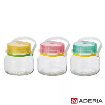 【ADERIA】日本進口醃漬玻璃罐1L三件組