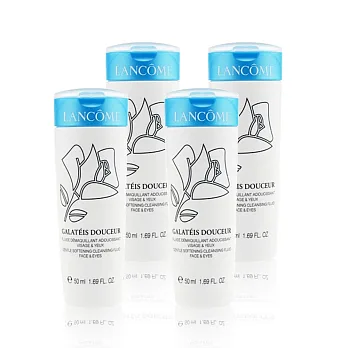 【LANCOME 蘭蔻】清柔卸妝乳(50ml*4入)