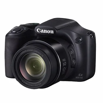 Canon PowerShot SX520 HS(中文平輸)-送SD32G+專用鋰電池(2顆)+桌上型腳架+座充+相機包+多功能讀卡機+清潔組+高透光保護貼無黑色