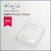 【東京御用Ninja】Apple Watch 42mm晶透款TPU清水保護套(透明)