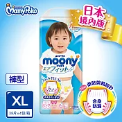 滿意寶寶 日本頂級超薄紙尿褲女用(XL)(38片 x 4包/箱)