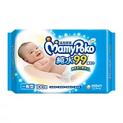 滿意寶寶 天生柔嫩溫和純水一般型溼巾-補充包(100入×12包)