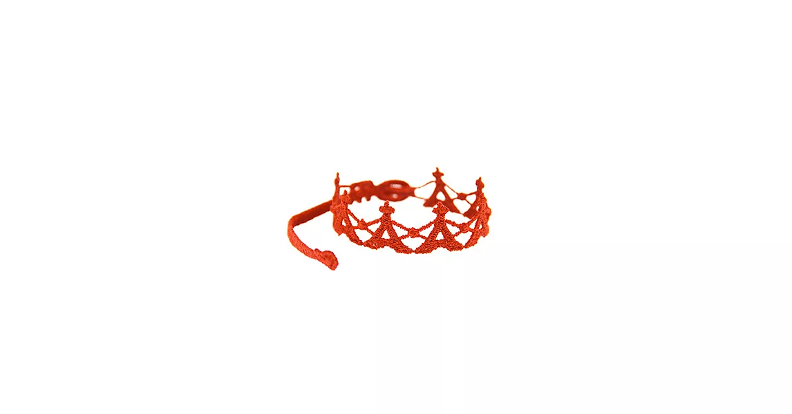 Missiu 蕾絲手環 浪漫鐵塔香頌 Red 紅色