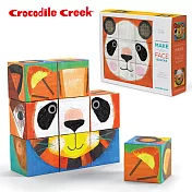 【美國Crocodile Creek】趣味方塊拼圖系列-動物臉譜