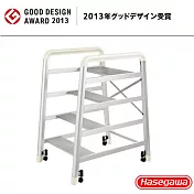 【長谷川Hasegawa設計好梯】Camber DE-4S 設計傢俱梯 銀色－4階(79cm)
