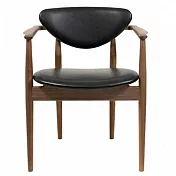 Finn Juhl Model 109 Chair (胡桃木 / Nevada 2000 棕皮革)