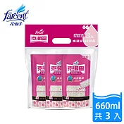 【克潮靈】除濕桶補充包660ml- 玫瑰香(3入/組)
