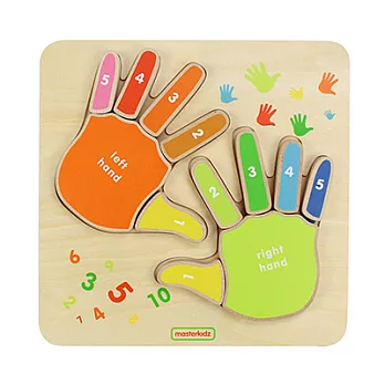 學習板系列【好童年玩具】Masterkidz-EL 手掌手指學習拼圖遊戲板