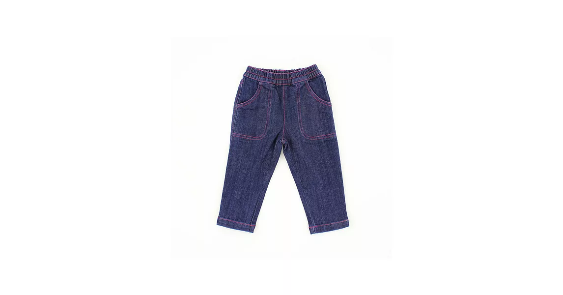 【愛的世界】 休閒鬆緊帶牛仔褲115藏青色