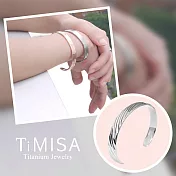 【TiMISA】 真藏精典純鈦手環