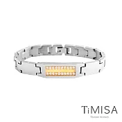 【TiMISA】永恆真愛-寬版-金 純鈦鍺手鍊