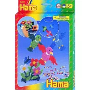 《Hama 拼拼豆豆》2,000顆拼豆主題樂園包-鳥兒飛飛(大正方形板)