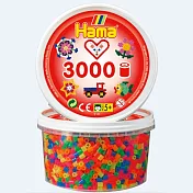 《Hama 拼拼豆豆》3,000顆拼豆補充罐-51號霓虹混色