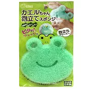 日本製造 青蛙造型香皂洗手包(附魔鬼氈掛勾)K-014212