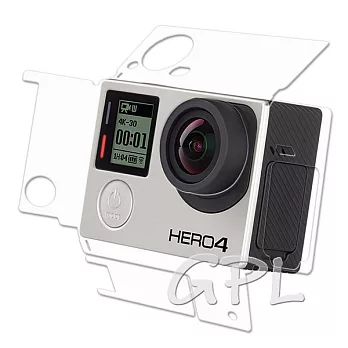 (2入)GoPro HERO 4 主機專用透明保護膜 機身膜 (防污 防指紋)
