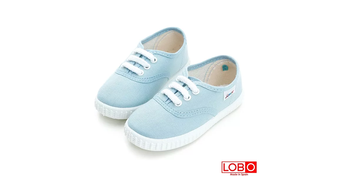 【LOBO】西班牙百年品牌Bambas環保膠底休閒童鞋-天空藍 親子款21天空藍
