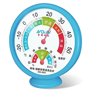 【Dr.AV】環境管理溫濕度計(GM-80S)2入