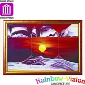 【Rainbow-Vision】水砂畫-Movie(黃金太陽)-L