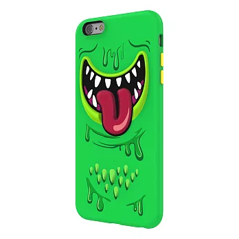 SwitchEasy MONSTERS iPhone 6/6S 笑臉怪獸保護殼-綠皮黏怪