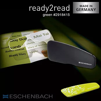 【德國 Eschenbach 宜視寶】ready2read 德國製隨身型老花眼鏡 芥末綠150度