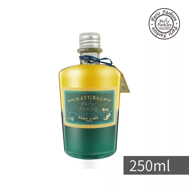 蔚藍海岸身體按摩油,融合海洋香氣與天然成分,帶來放鬆與舒適的SPA體驗。適合日常按摩保養,讓身心沉浸在寧靜的海洋氛圍中。 Paris fragrance巴黎香氛 海洋身體按摩油