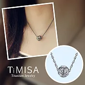 TiMISA《玫瑰》純鈦串飾項鍊(SB)
