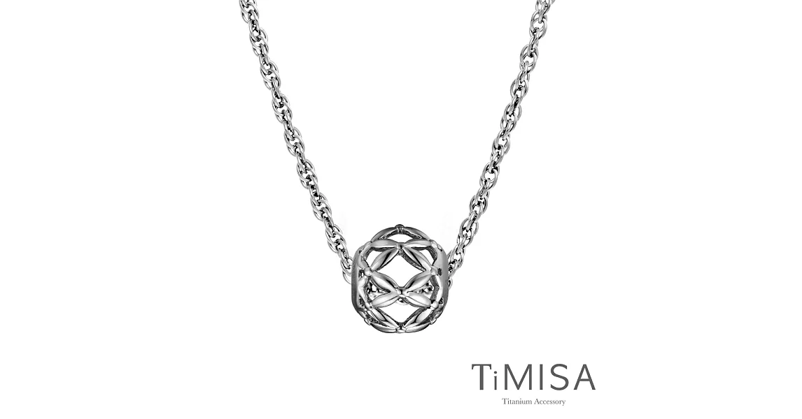 TiMISA《編織夢想》純鈦串飾項鍊(SB)