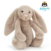 英國 JELLYCAT 31cm 拿鐵灰兔安撫玩偶