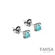 【TiMISA】純淨純鈦耳針一對_淺藍