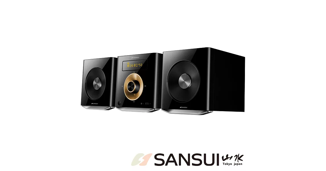 山水SANSUI 數位式藍芽/USB/CD/FM床頭音響組(MS-616)‏
