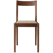 [MUJI無印良品]無垢材椅/胡桃木/布面座