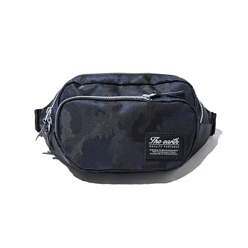 韓國包袋品牌 THE EARTH - J.Q WAIST BAG (Navy) SHADOW系列 腰包 (藍迷彩)