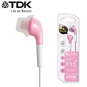 TDK CLEF- Fit2 耳塞式繽紛耳機粉紅