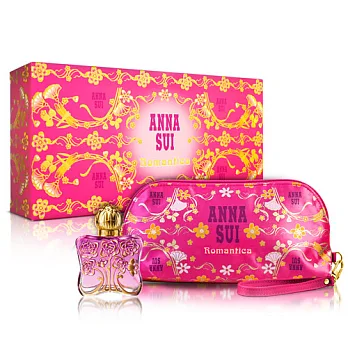Anna Sui 安娜蘇 安娜花園風采禮盒(淡香水30ml+手拿包)-送品牌針管&紙袋