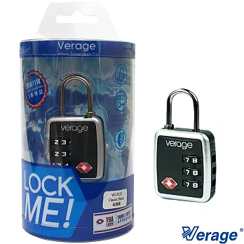 Verage 維麗杰 時尚系列TSA海關密碼鎖(黑)