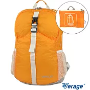 Verage~維麗杰 旅用加大摺疊後背旅行袋(橘)