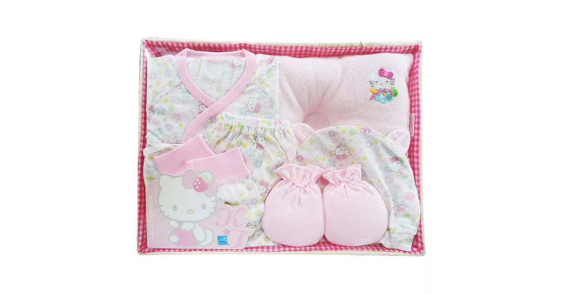 Hello Kitty 凱蒂貓 新生兒禮盒組H7009(夏版)