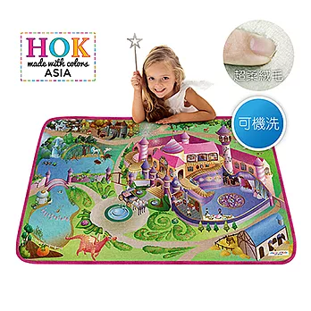 【比利時HOK】童話城堡可水洗柔軟遊戲墊