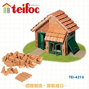 【德國teifoc】DIY益智磚塊建築玩具-磚築小別墅TEI4210
