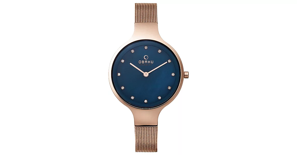 OBAKU 星光眷戀米蘭時尚腕錶-V173LXVLMV