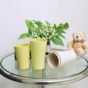 【樸生活】小麥環保簡約浴室漱口杯360ML(買一送一)綠