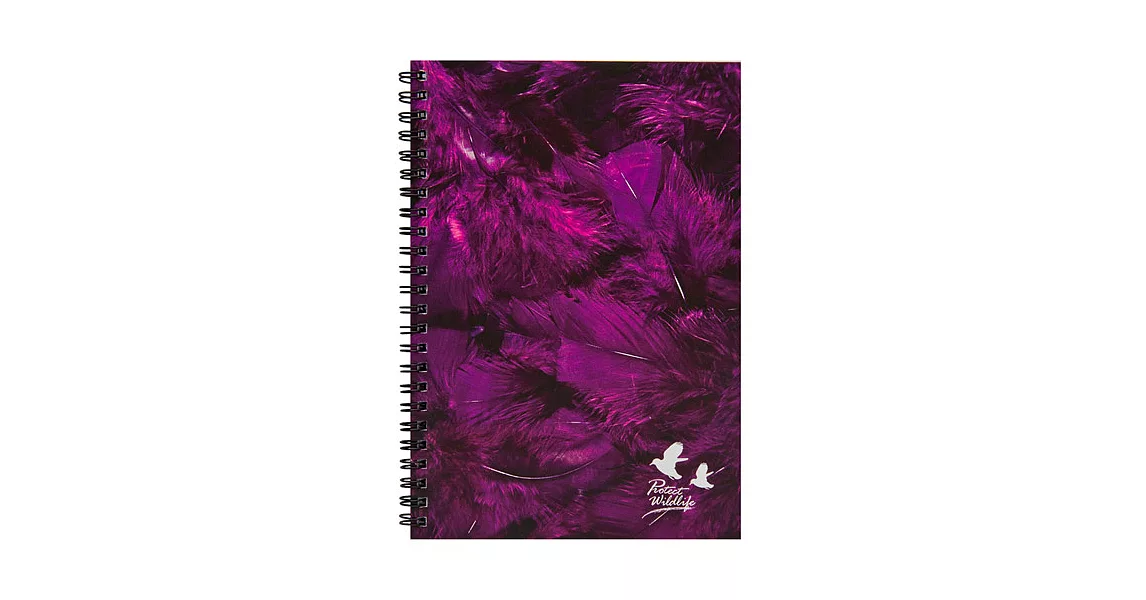美國O’BON環保甘蔗筆記本(A5)藝術羽毛系列-紫羅蘭2入