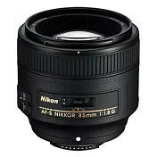Nikon AF-S 85mm f/1.8G*(平輸)-送抗UV保護鏡+專用拭鏡筆
