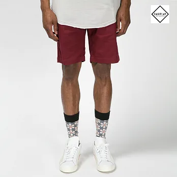 【GT Company】FAIRPLAY SUMMER BRETT-MAROON 短褲棉褲五分褲30紅色