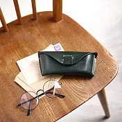 【預購商品】HANDIIN｜日式簡約風 休閒時尚眼鏡盒 墨綠