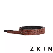 ZKIN Siren Mini 微單專用皮革肩帶（蛇紋棕）