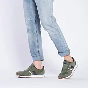 FYE法國復古慢跑鞋  日本超纖環保休閒鞋(再回收概念,耐穿,不會分解)  男女生款---舒適‧時尚。41橄欖綠