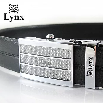 【Lynx】自動扣紳士皮帶-黑 (LY11-828-99)