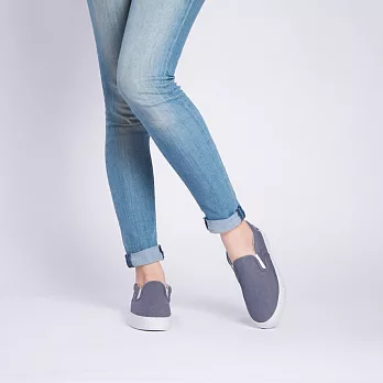 FYE法國環保鞋 新款懶人鞋 台灣寶特瓶纖維(再回收概念,耐穿,不會分解) 女生款--方便‧簡約。36牛仔藍