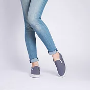 FYE法國環保鞋 新款懶人鞋  台灣寶特瓶纖維(再回收概念,耐穿,不會分解) 女生款--方便‧簡約。36牛仔藍